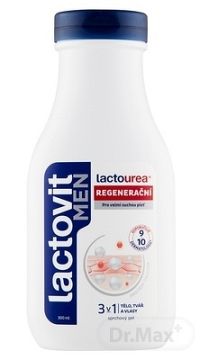 Lactovit MEN Lactourea 3v1 Sprchový gél 1x300 ml, regeneračný sprchový gél