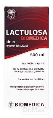 LACTULOSA BIOMEDICA sir 50% 1x500 ml