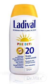LADIVAL Children SPF 20 ochranné telové mlieko 1x200 ml