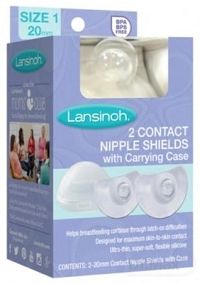 LANSINOH Kontaktný chránič bradaviek 1×2 ks, rozmer 2x20 mm