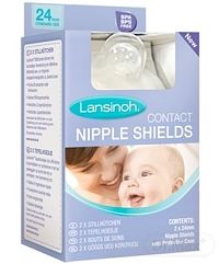 LANSINOH Kontaktný chránič bradaviek 1×2 ks, rozmer 2x24 mm