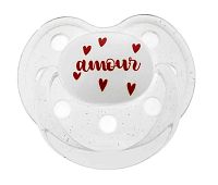 LE BIBERON FRANCAIS Cumlík 0+m, AMOUR 1×1 ks, cumlík 0+m