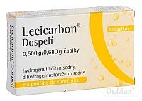 Lecicarbon Dospelí 1×10 ks, sup 0,500 g/0,680 g (blis.PVC/PE)