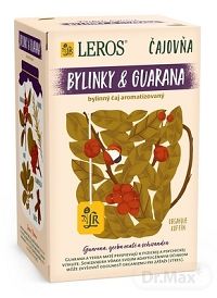 LEROS Čajovňa BYLINKY A GUARANA 20×2 g, nálevové vrecúška