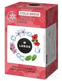 LEROS COLD BREW Bucco & Mäta bylinný čaj 20x1,5 g (30 g)