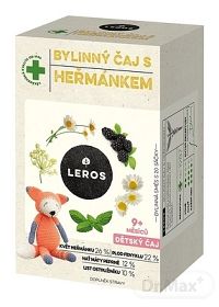 LEROS DETSKÝ BYLINNÝ ČAJ S RUMANČEKOM 20×1,5 g, detský bylinný čaj