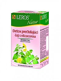 Leros Natur Detox čistící čaj s Vilcacorou 20 x 1,5 g