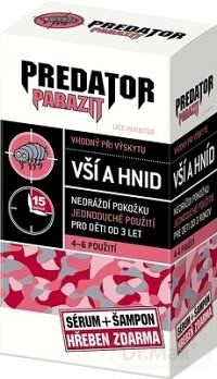 Leroy cosmetics Predator Parazit 2 x 100 ml + hrebeň darčeková sada