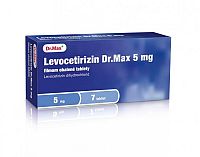 Levocetirizin Dr.Max 5 mg tbl flm (blis.Al/OPA/Al/PVC) 1x7 ks