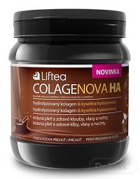 LIFTEA COLAGENOVA HA 1x390 g, prášok na prípravu nápoja, čokoládová príchuť