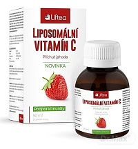 LIFTEA Lipozomálny vitamín C s príchuťou jahody 1×50 ml, doplnok výživy