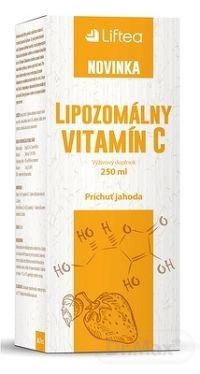 LIFTEA LIPOZOMÁLNY VITAMÍN C tekutý, s jahodovou príchuťou, 1x250 ml