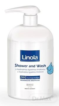 Linola Shower and Wash 1x500 ml, emulzný gél