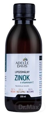 Lipozomálny zinok s vitamínom C 1×200 ml, výživový doplnok