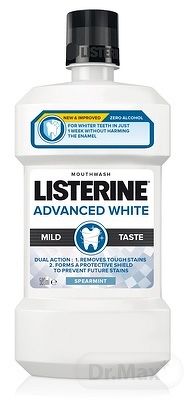 LISTERINE ADVANCED WHITE MILD TASTE ústna voda 1x500 ml