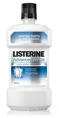 LISTERINE ADVANCED WHITE ústna voda 1x500 ml