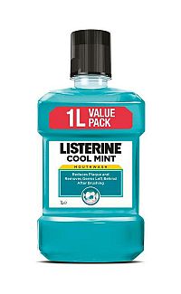 LISTERINE COOL MINT 1×1 L, antibakteriálna ústna voda