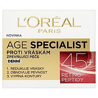 LOREAL Age Specialist 45+ denný krém proti vráskam, 50 ml