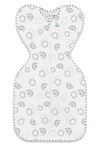Love To Dream Swaddle UP - Zavinovačka, veľkosť S, Dúha - 1 FÁZA, 0-3m, 3-6kg