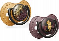 Lovi Dynamický utišujúci cumlík 0-3m 2ks Jungle Vibes Girl 1×2 ks, utišujúci cumlík 0-3m