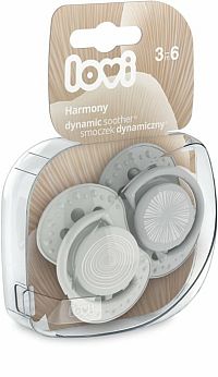 Lovi Dynamický utišujúci cumlík 3-6m 2ks Harmony Boy 1×2 ks, utišujúci cumlík 3-6m