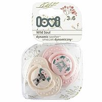Lovi Dynamický utišujúci cumlík 3-6m 2ks Wild Soul girl 1×2 ks, utišujúci cumlík 3-6m
