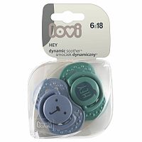 Lovi Dynamický utišujúci cumlík 6-18m 2ks Hey boy 2 kusy