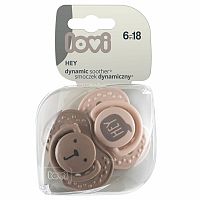 Lovi Dynamický utišujúci cumlík 6-18m 2ks Hey girl 1×2 ks, utišujúci cumlík 6-18m