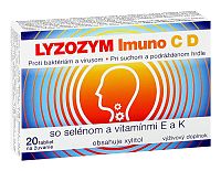 LYZOZYM Imuno C D 20 tbl. na žuvanie 1×20 tbl, na žuvanie