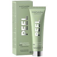 Mádara PEEL Rozjasňujúca peelingová maska s AHA kyselinami 1×60 ml, peelingová maska