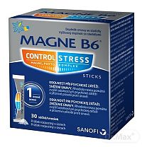 MAGNE B6 CONTROL STRESS sticks prášok vo vrecúškach 1x30 ks