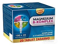 Magnesium B-komplex Glenmark 1×120 tbl, magnézium