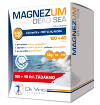 Magnezum Dead Sea - DA VINCI 100+40 tbl. zadarmo 1×140 tbl, magnézium