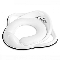 MALTEX Redukcia na WC s úchytmi mäkká Lulu biela 1×1 ks, pomôcka pre deti