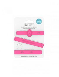 MATCHSTICK MONKEY Multifunčkný silikónový remienok - pink 1×1 ks, silikónový remienok