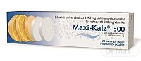 MAXI-KALZ 500 tbl eff 500 mg (tuba PP) 1x20 ks