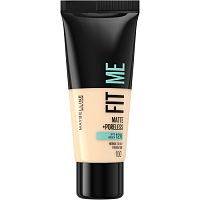 Maybelline Fit Me! Matte+Poreless zmatňujúci make-up pre normálnu až mastnú pleť 100 30 ml