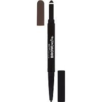Maybelline NY Express Brow Satin Duo 04 Dark Brown 1×1 ks, ceruzka a púder na obočie duo