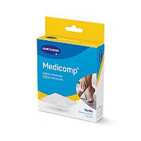 Medicomp kompresy z netkanej textílie, sterilný (7,5x7,5 cm)