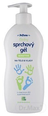 MedPharma Baby Sprchový gél SENSITIVE na telo a vlasy 1x375 ml