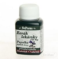MedPharma BORÁK LEKARSKY 205 mg + PUPALKA cps 30+7 (37 ks)