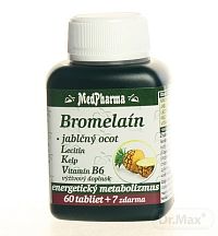 MedPharma BROMELAIN 300 mg + JABL.OCOT + LECITIN tbl 60+7 (67 ks)