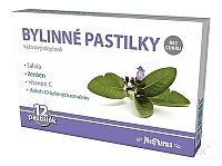 MedPharma BYLINNÉ PASTILKY Bez cukru šalvia, ženšen, vitamín C, 1x12 ks