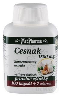 MedPharma Česnek 1000 mg 107 kapsúl