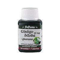 MedPharma GINKGO BILOBA + GUARANA tbl 30+7 (37 ks)