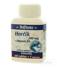 MedPharma HORČÍK 300MG+VIT. D 1×107 tbl, výživový doplnok