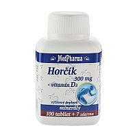 MedPharma HORČÍK 300MG+VIT. D tbl 100+7 (107 ks)