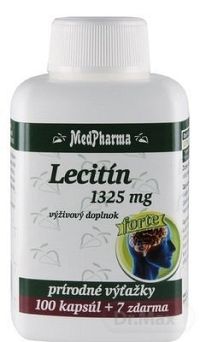 MedPharma LECITÍN Forte 1325 mg cps 100+7 (107 ks)