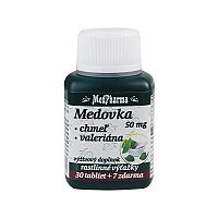 MedPharma MEDOVKA 50MG + CHMEĽ + VALERIÁNA tbl 30+7 (37 ks)