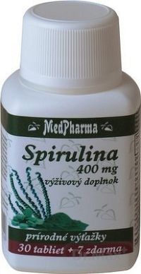 MedPharma SPIRULINA 400 MG tbl 30+7 (37 ks)